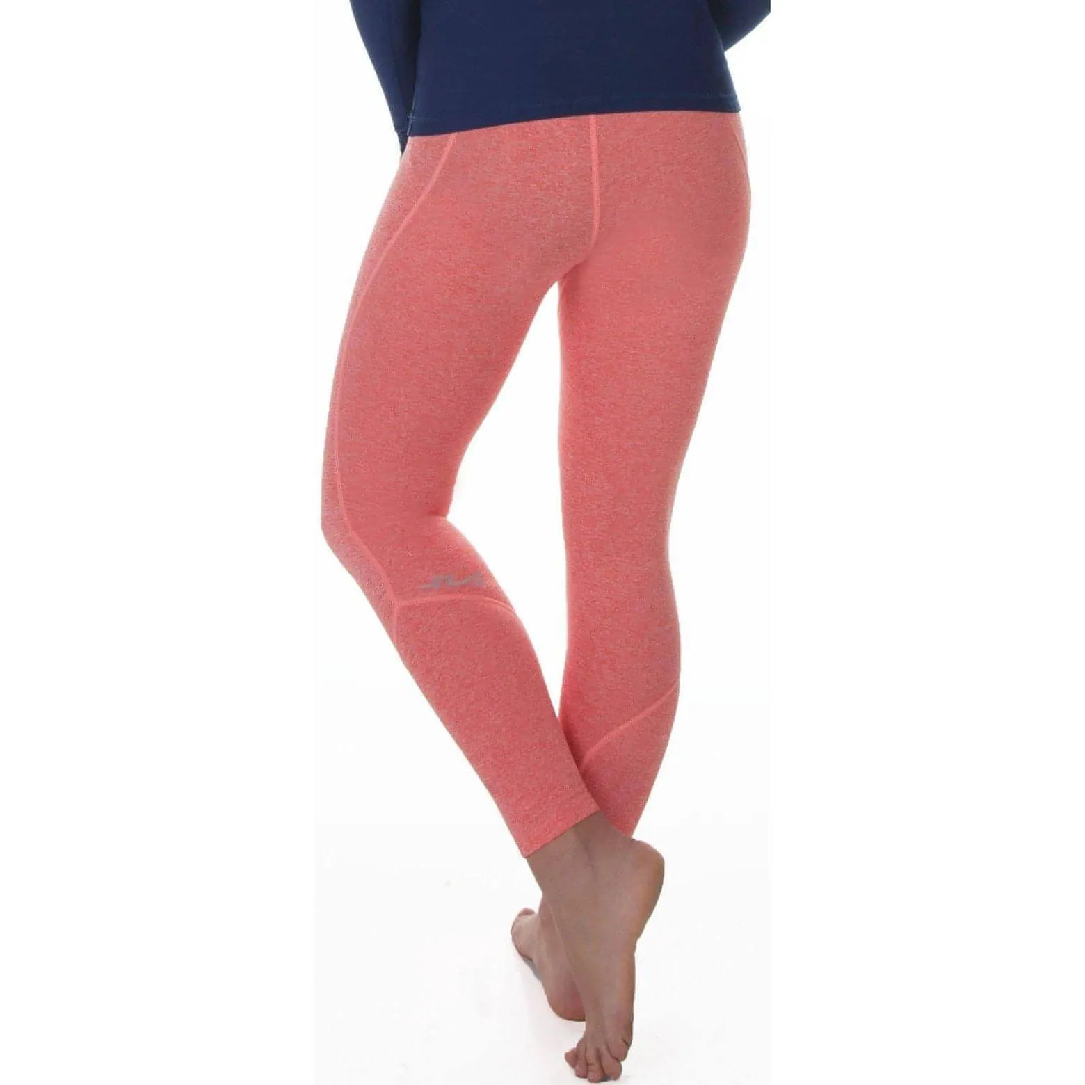 Sub Sports Cold Thermal Womens Long Running Tights - Orange Ultimate Comfort