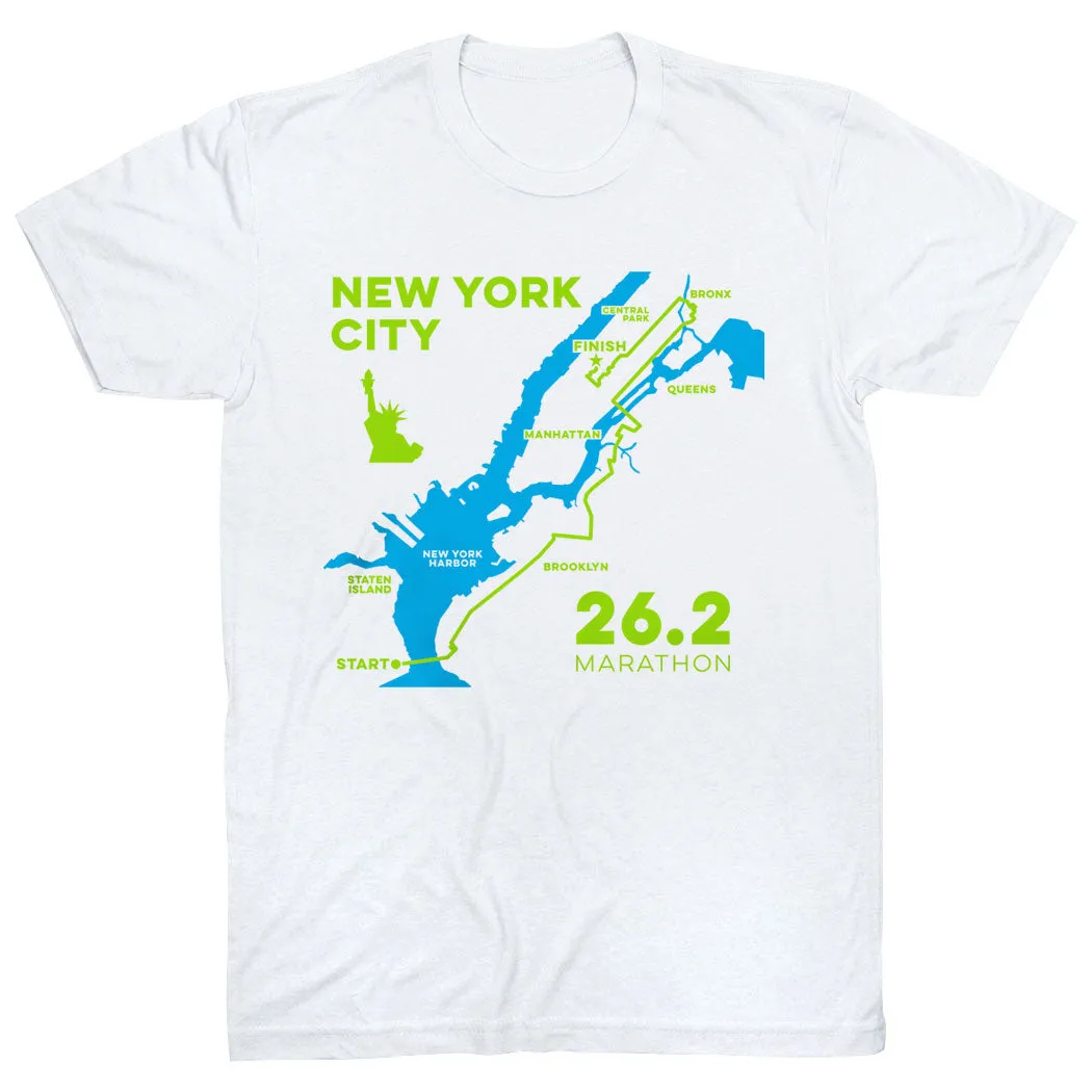 Running Short Sleeve T-Shirt - New York City Route Vintage authenticity