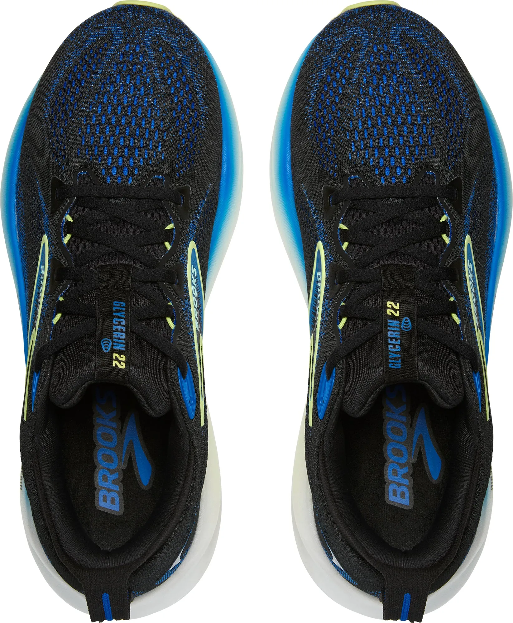 Flexible Soles running on uphill shoes Brooks Glycerin 22 Mens Running Shoes - Black