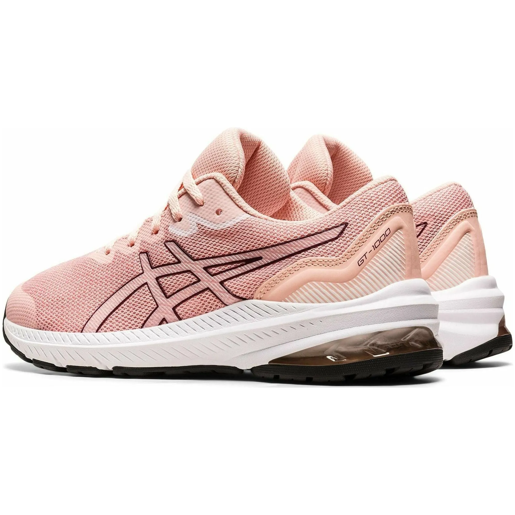 Asics GT 1000 11 GS Junior Running Shoes - Pink Adaptive Flex System
