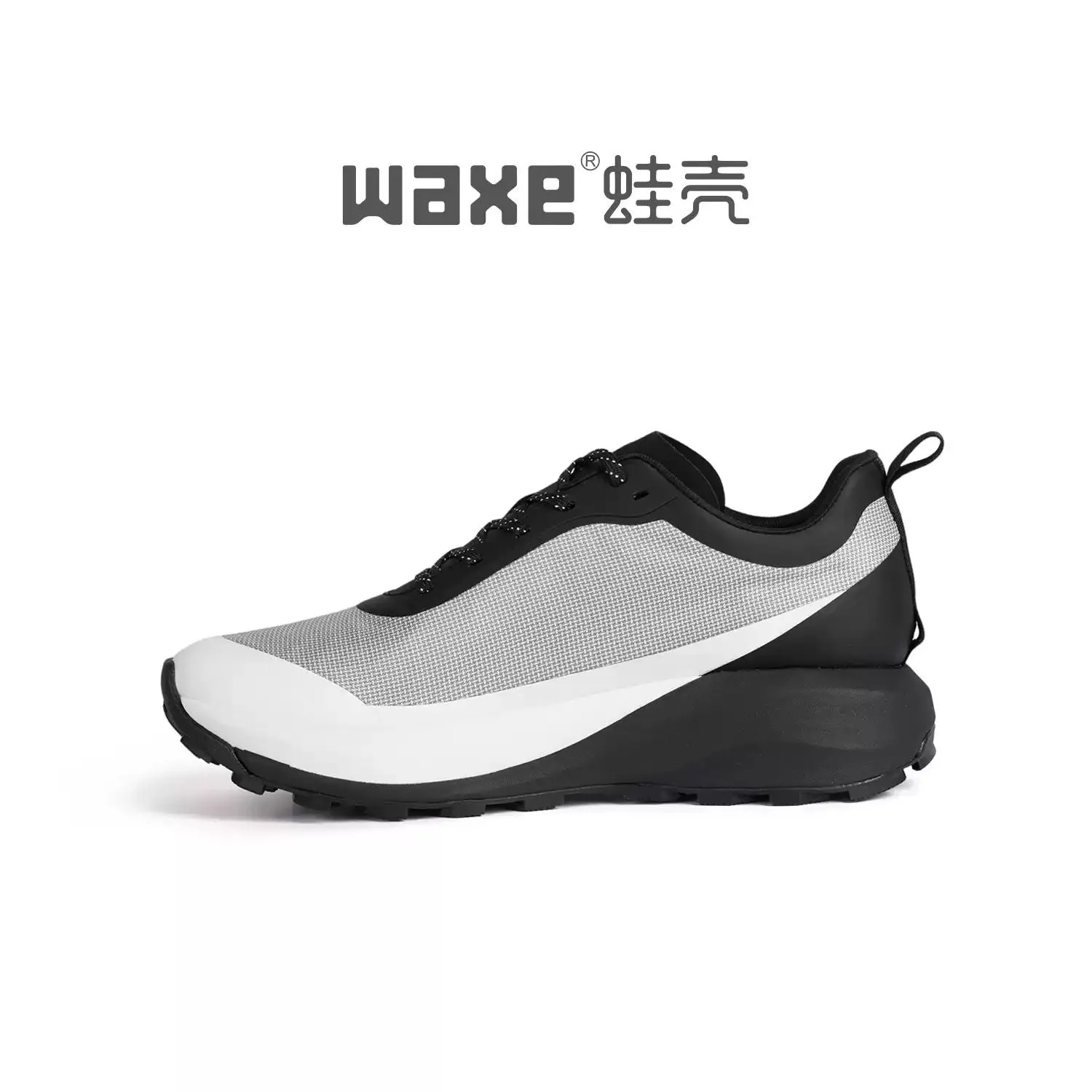 beginner trail sneakers Waxe 095 Dyneema Carbon Plated Trail Running Shoes (Frost White)