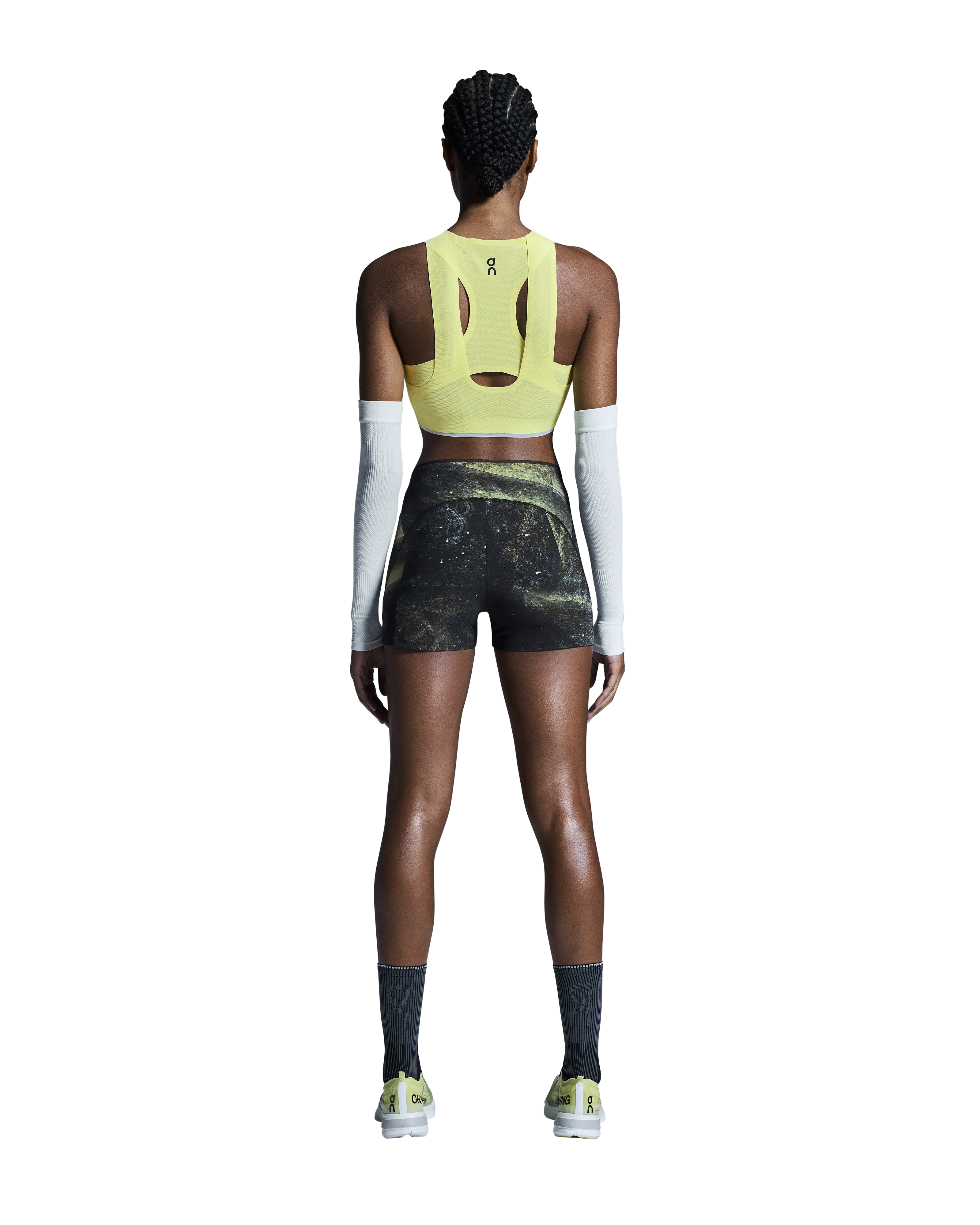 Cross Back Ventilation Design Women's Race Crop Limelight