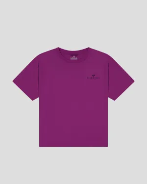 Versatile Wear Casual Layer Women??s Trail Treasure Organic Cotton T-Shirt - Washed Berry