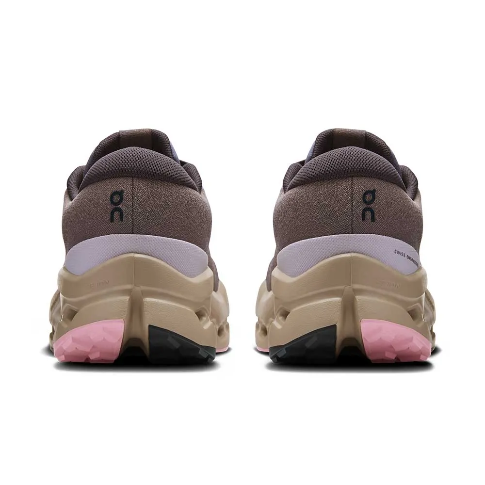 Women's Cloudsurfer Trail 2 Waterproof Running Shoe - Cinder/Desert - Regular (D) Heat Dissipation System