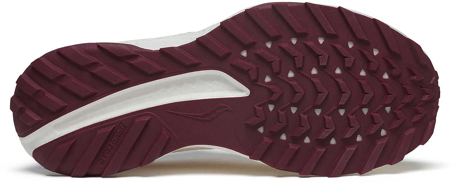 Anti Slip Tread Design recreational runner Saucony Ride TR2 Womens Trail Running Shoes - Yellow