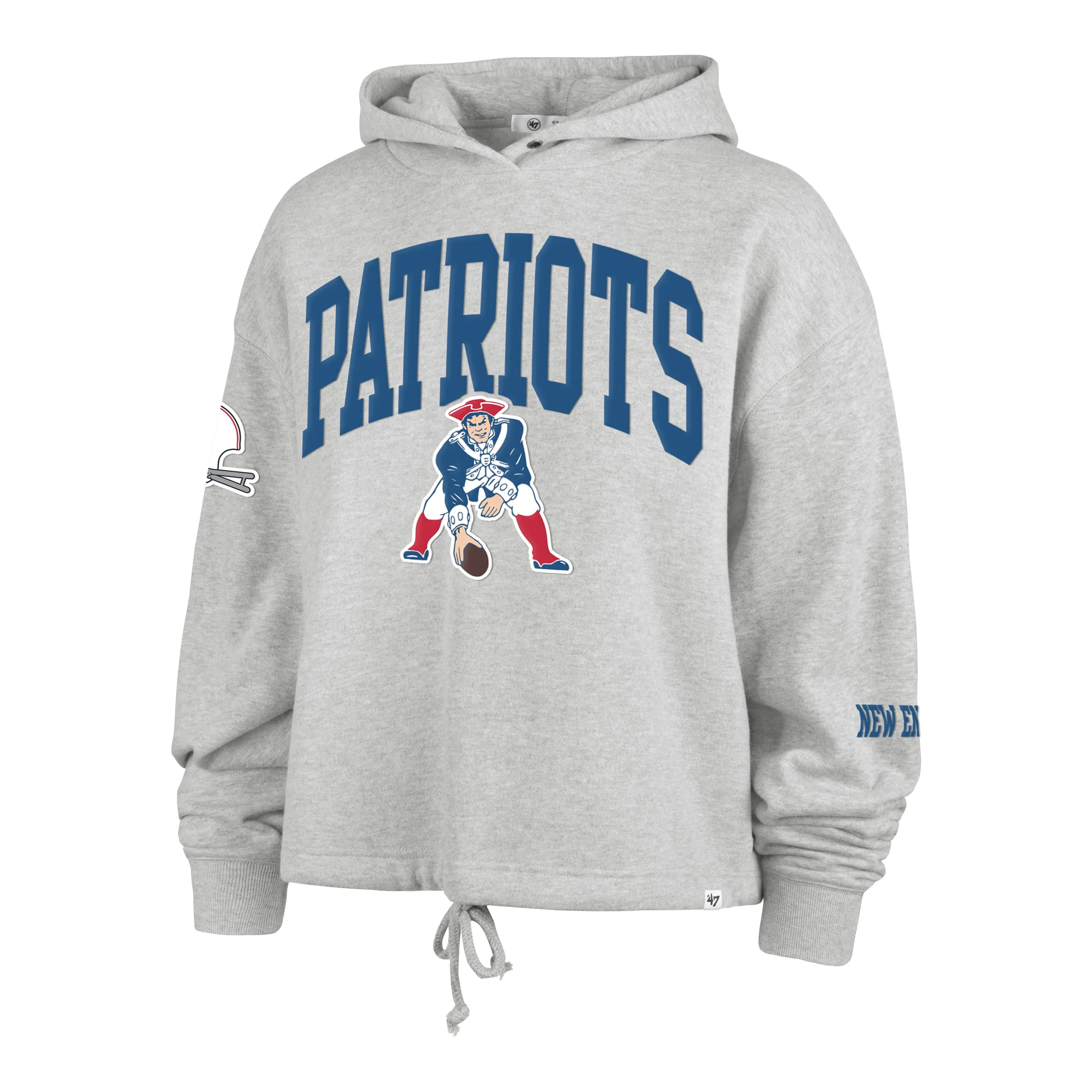EcoConscious Production Winter Fit NEW ENGLAND PATRIOTS HISTORIC HIGH HOPES '47 VENICE HOOD WOMENS