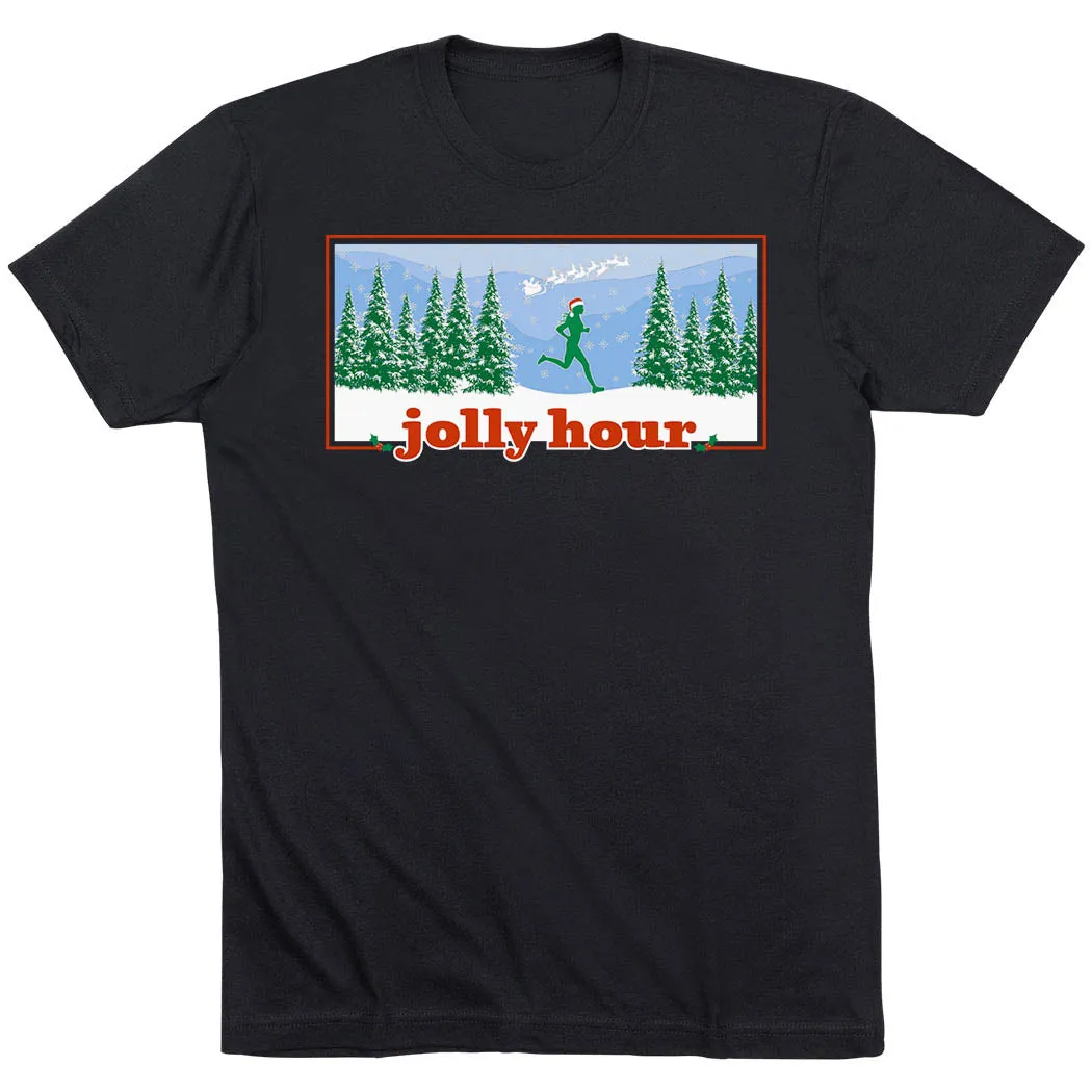 Running Short Sleeve T-Shirt - Jolly Hour simple design