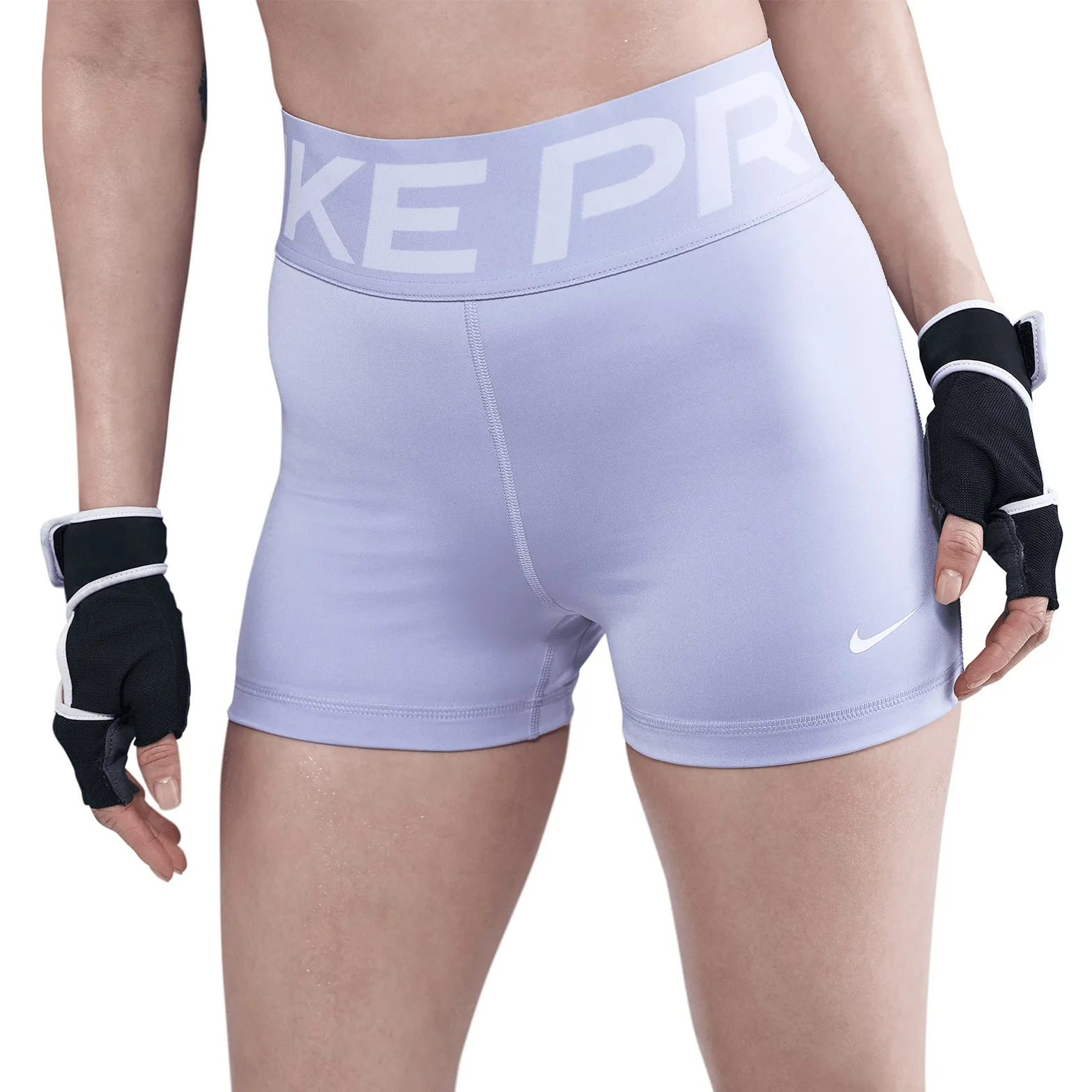 NonChafe Heavy Outerwear Women's Pro Sculpt 3 Inch Short Lilac Ice / White