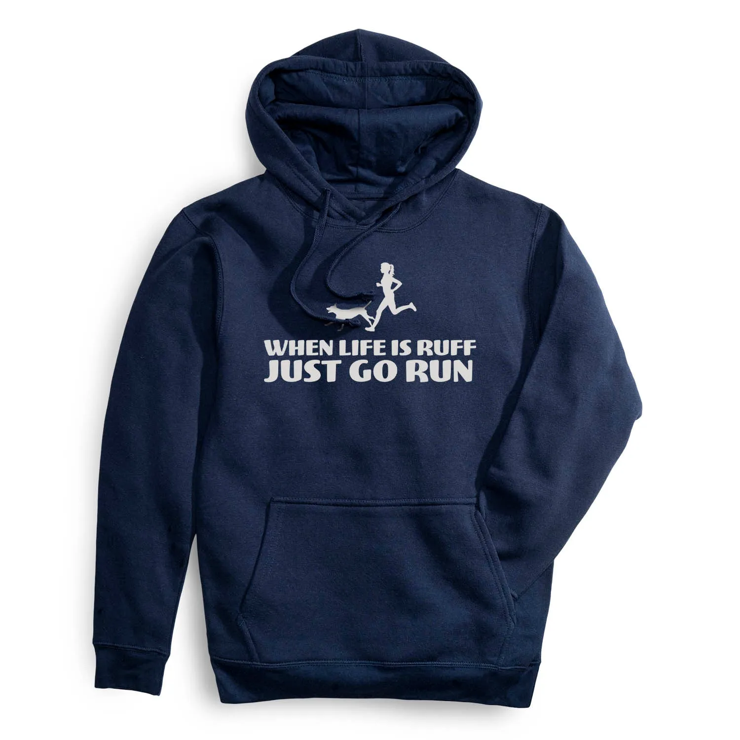Statement Fleece Hoodie - Life is Ruff Conscious Core MoistureControl Lining