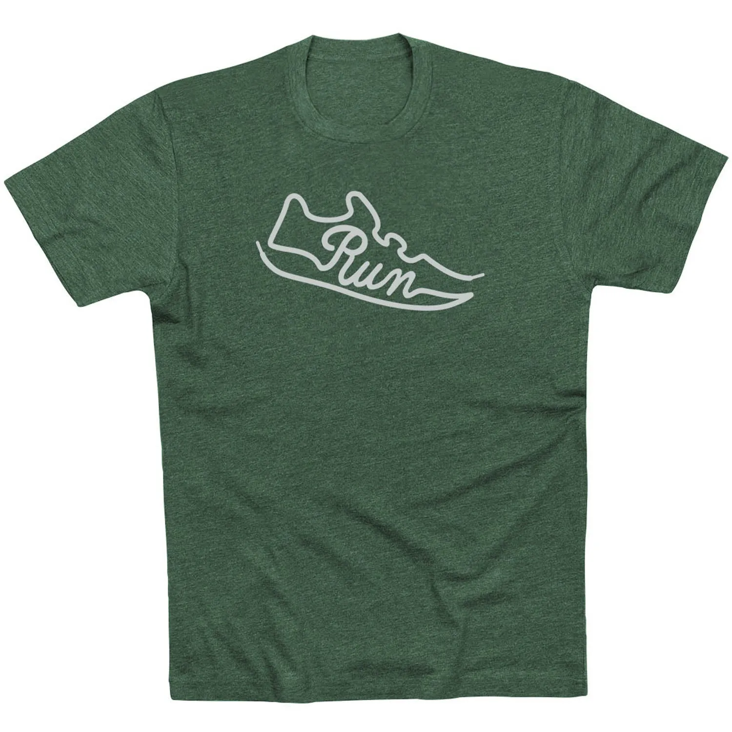 Smooth Jersey Texture Running Short Sleeve T-Shirt - Run Shoe