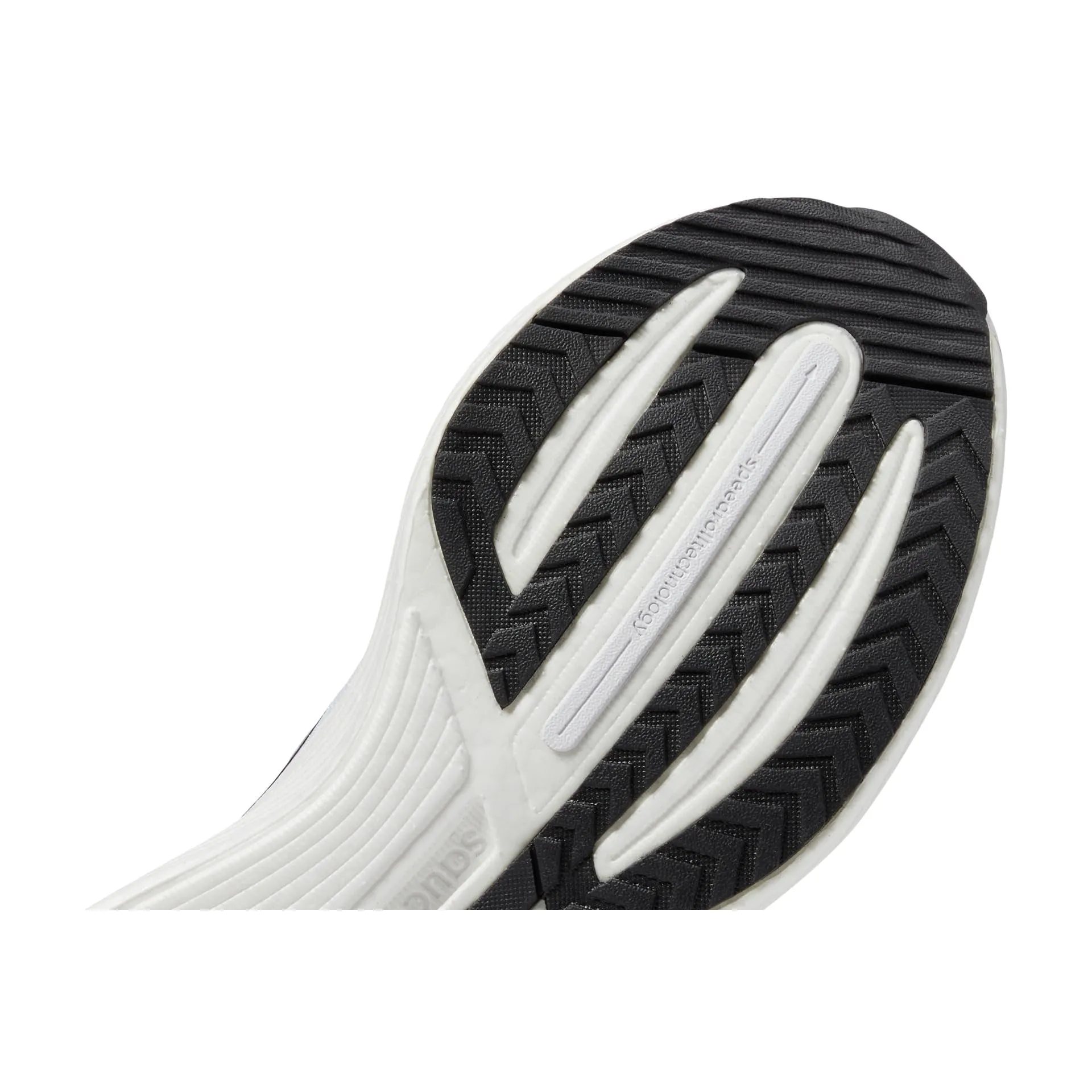 Saucony Women's Endorphin Speed 3 (White/Gold) running on downhill shoes marathoning footwear