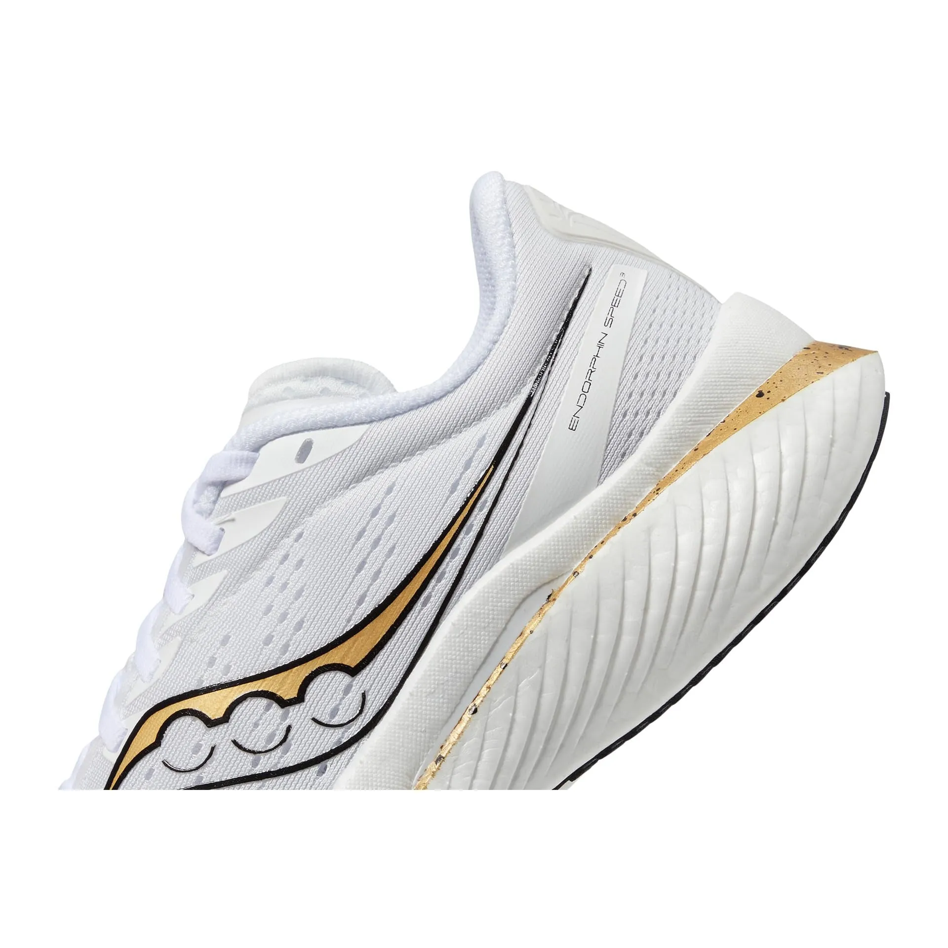 Saucony Women's Endorphin Speed 3 (White/Gold) training shoes