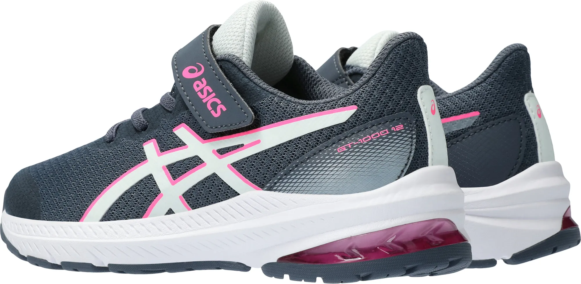 Asics GT 1000 12 PS Junior Running Shoes - Grey adventure - running shoes modular shoes