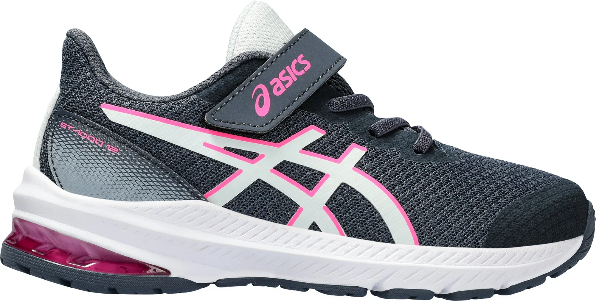 Asics GT 1000 12 PS Junior Running Shoes - Grey multi - density midsole