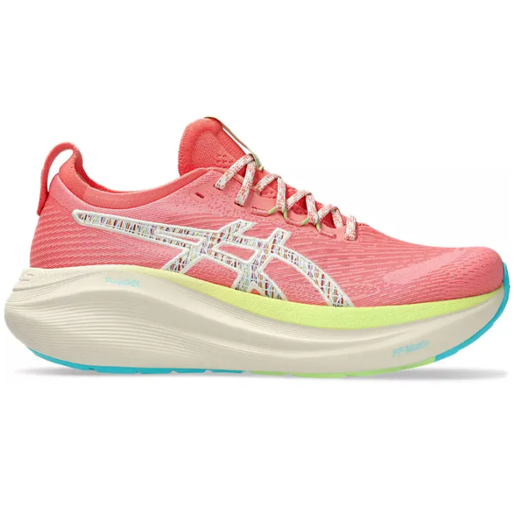 cushioned running sneakers Omni Directional Lugs Women's ASICS GEL-Nimbus 27 TR