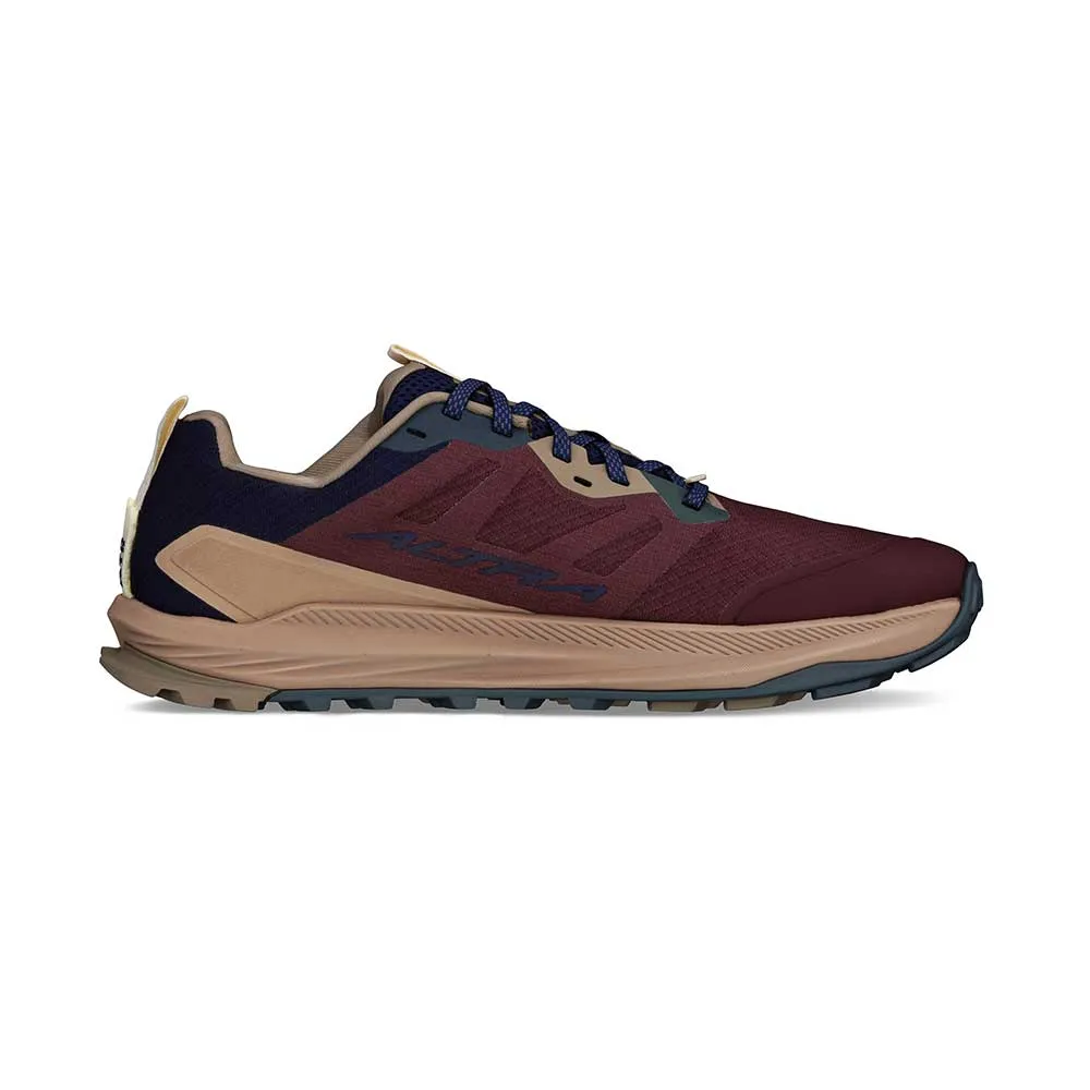 Men's Lone Peak 9 Trail Running Shoe - Maroon - Regular (D) Anatomic Footbed heavy duty trail shoes