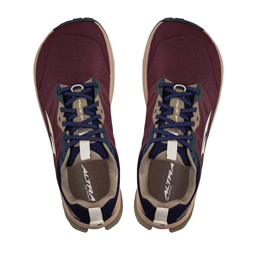 Men's Lone Peak 9 Trail Running Shoe - Maroon - Regular (D) Anti Slip Lacing