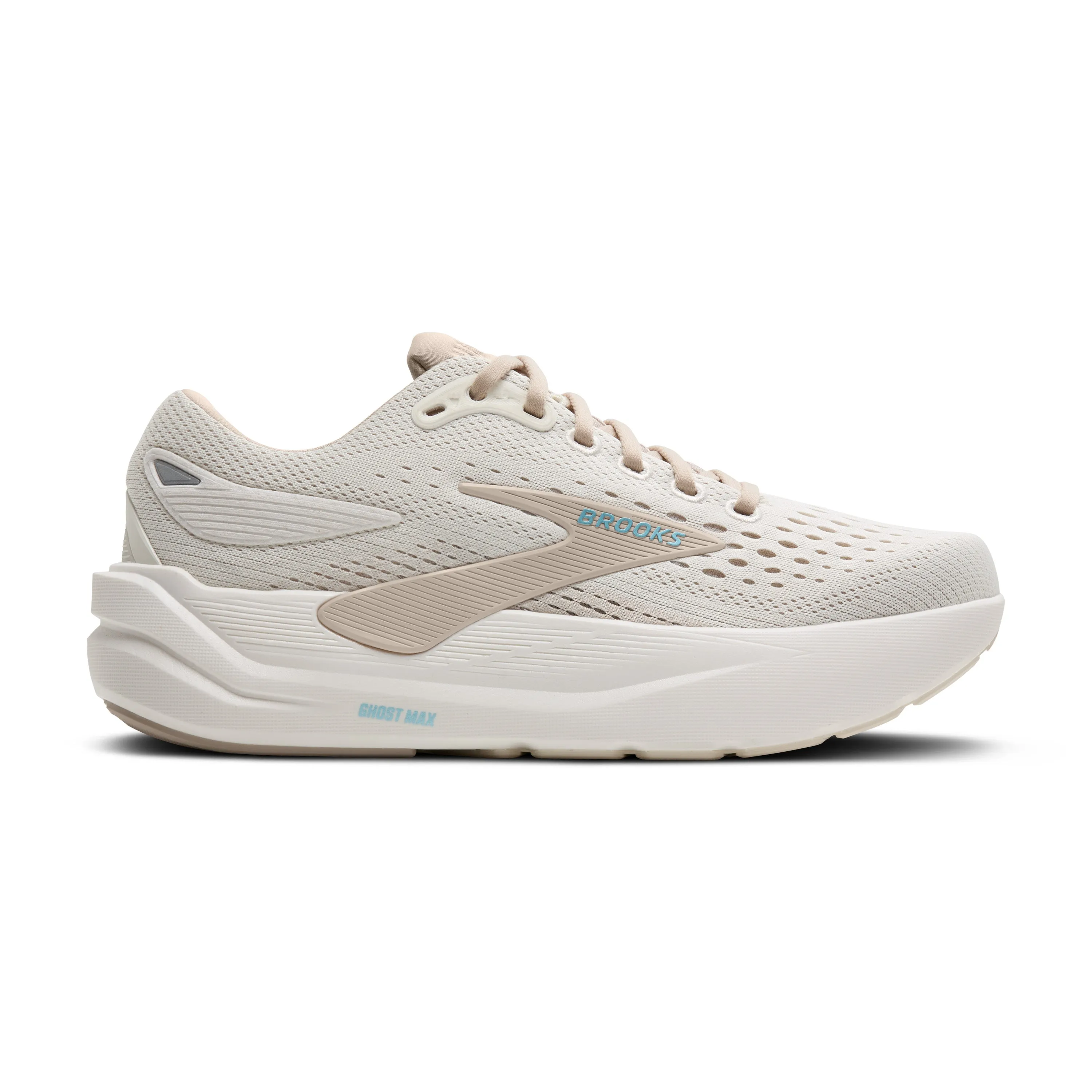 Women's Ghost Max 3 (181 - Coconut/Chateau Grey/Blue) coordination improvement synthetic - upper - feature shoes