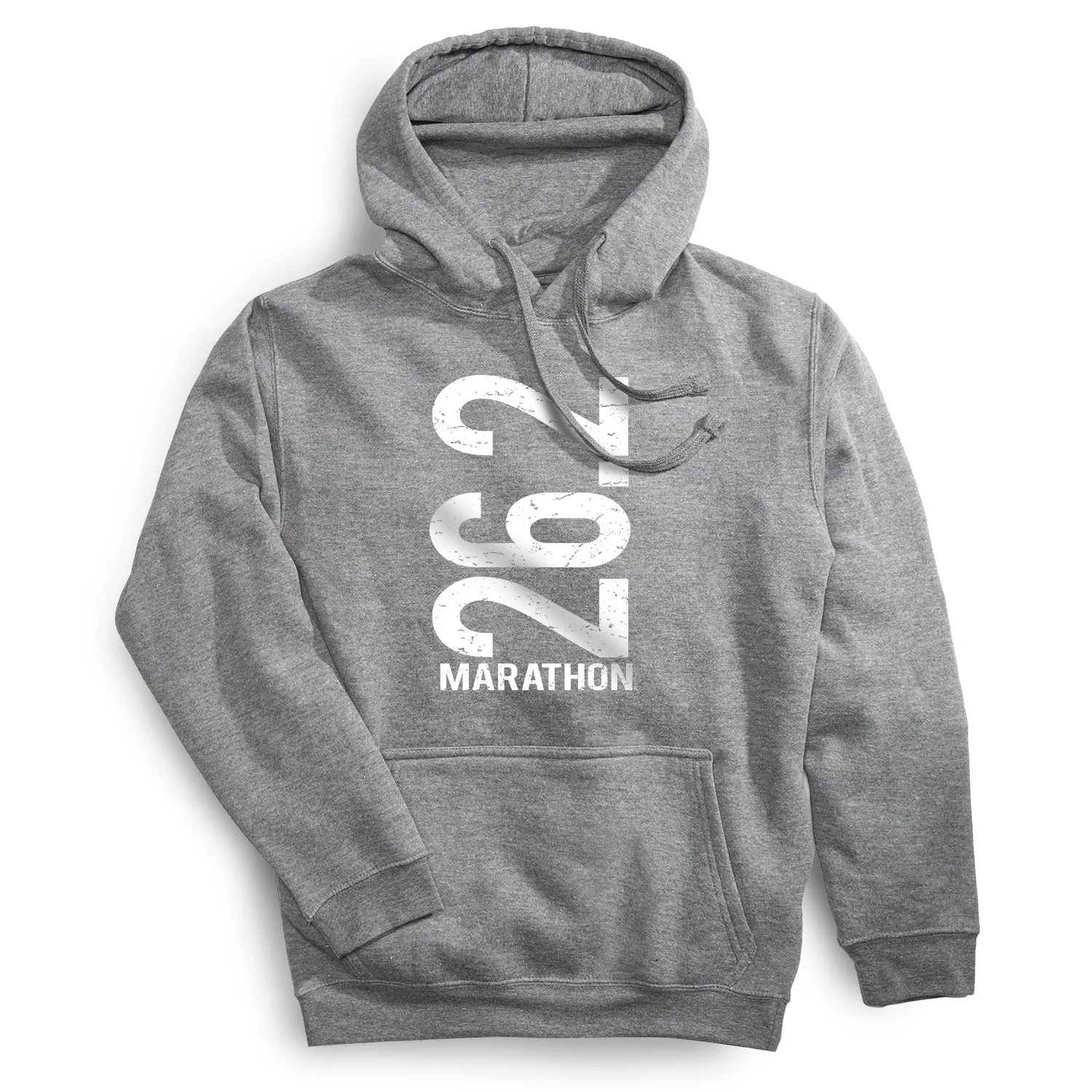 Ventilation Panels Tale Core Statement Fleece Hoodie -  26.2 Marathon Vertical