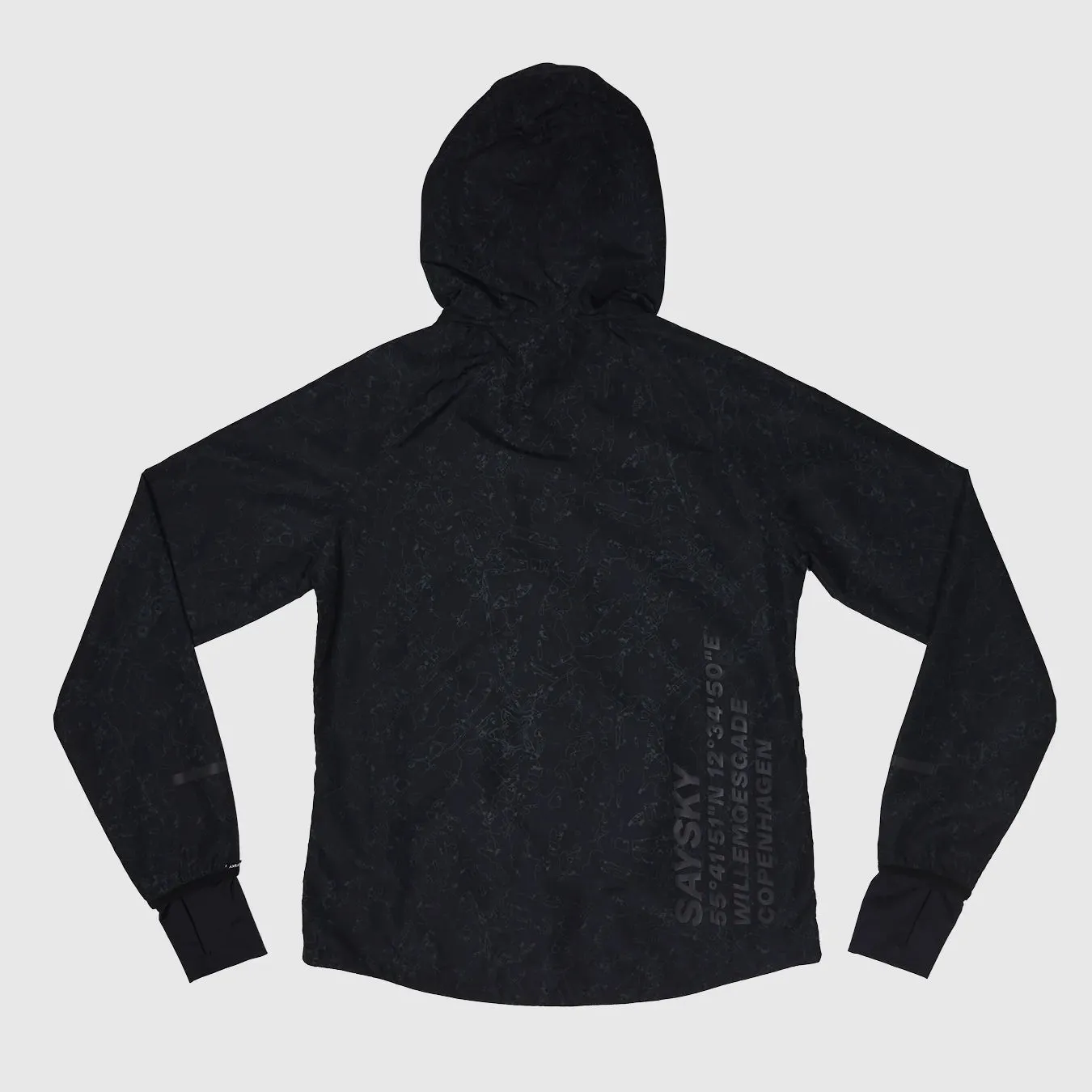 Stretchable Panels SAYSKY Women's Map Pace Jacket Black