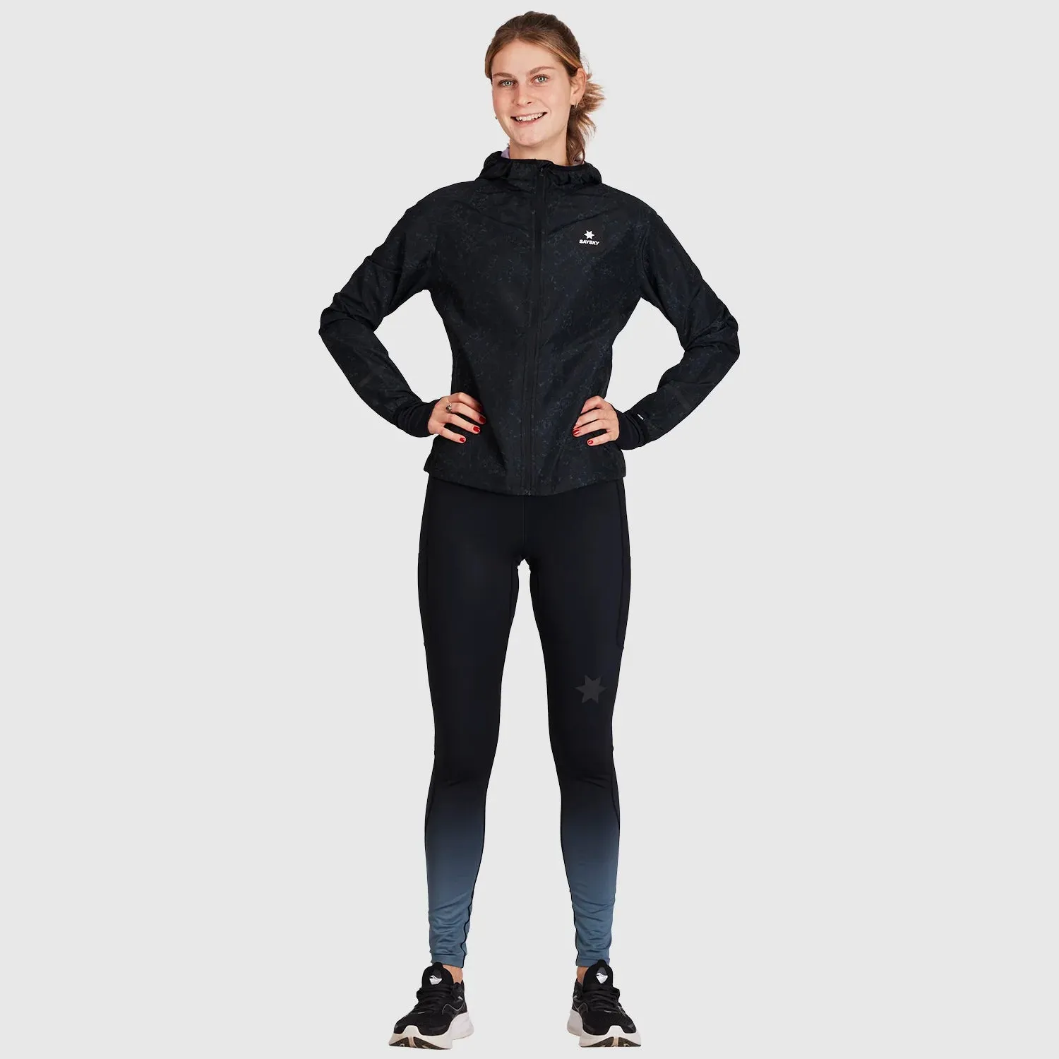 Love Full length SAYSKY Women's Map Pace Jacket Black