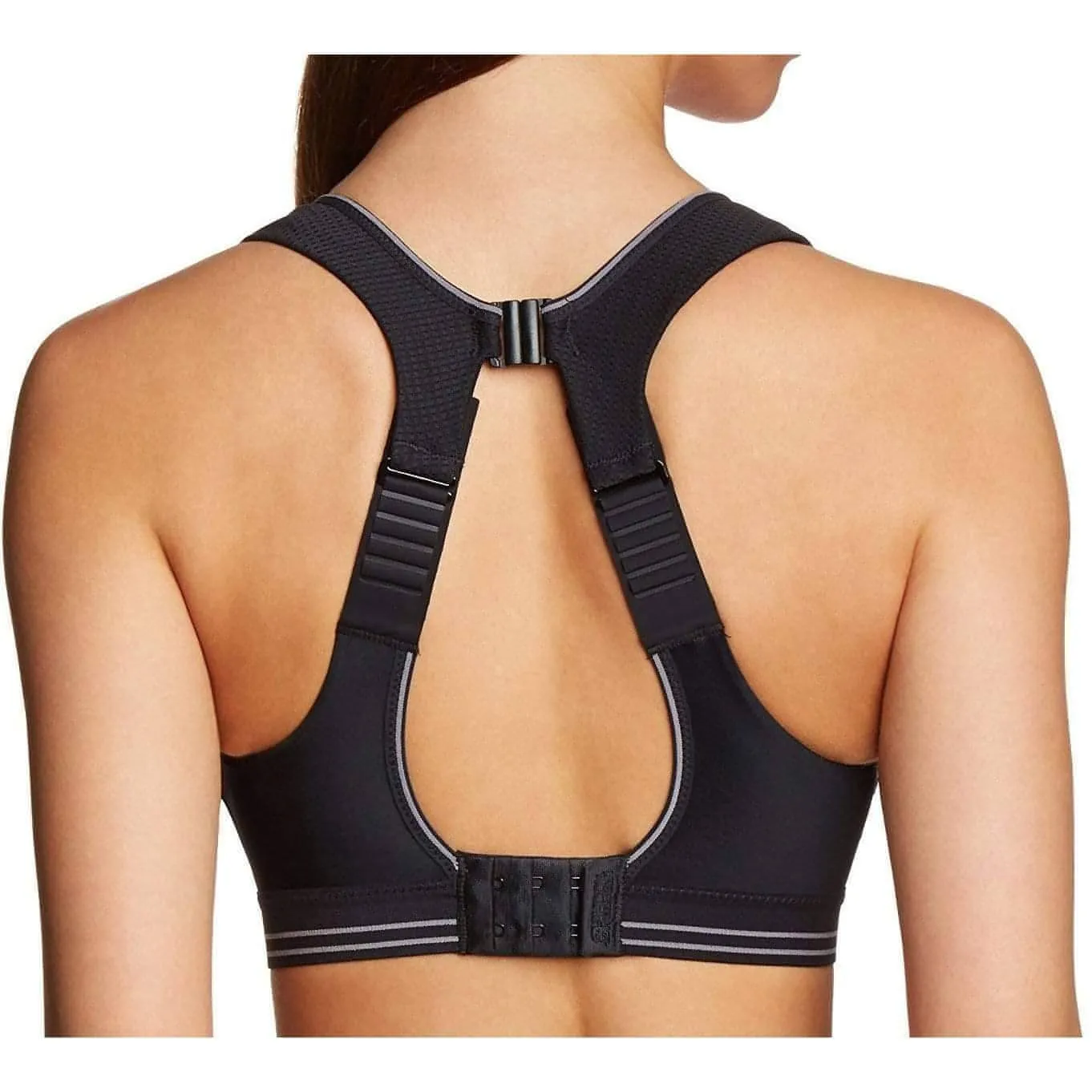 Pilates practitioners Shock Absorber Ultimate Run Womens Sports Bra - Black