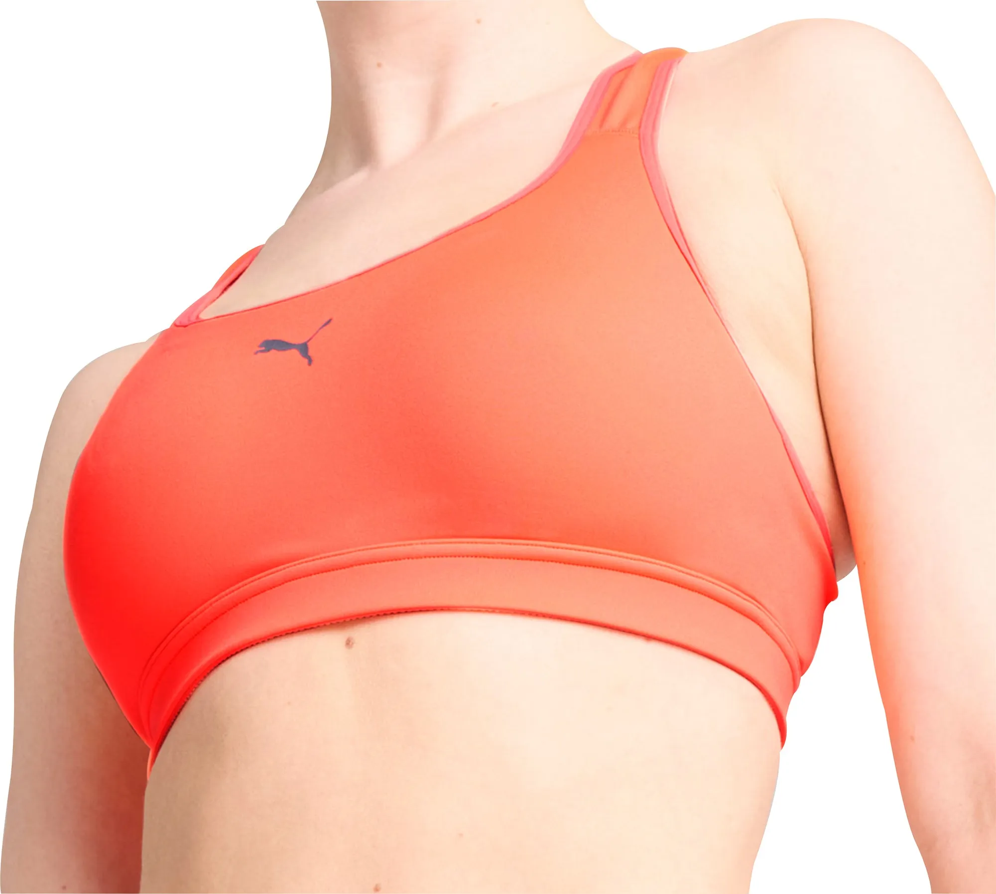 Strapless Breathable Design Puma 4KEEPS Womens Running Sports Bra - Red