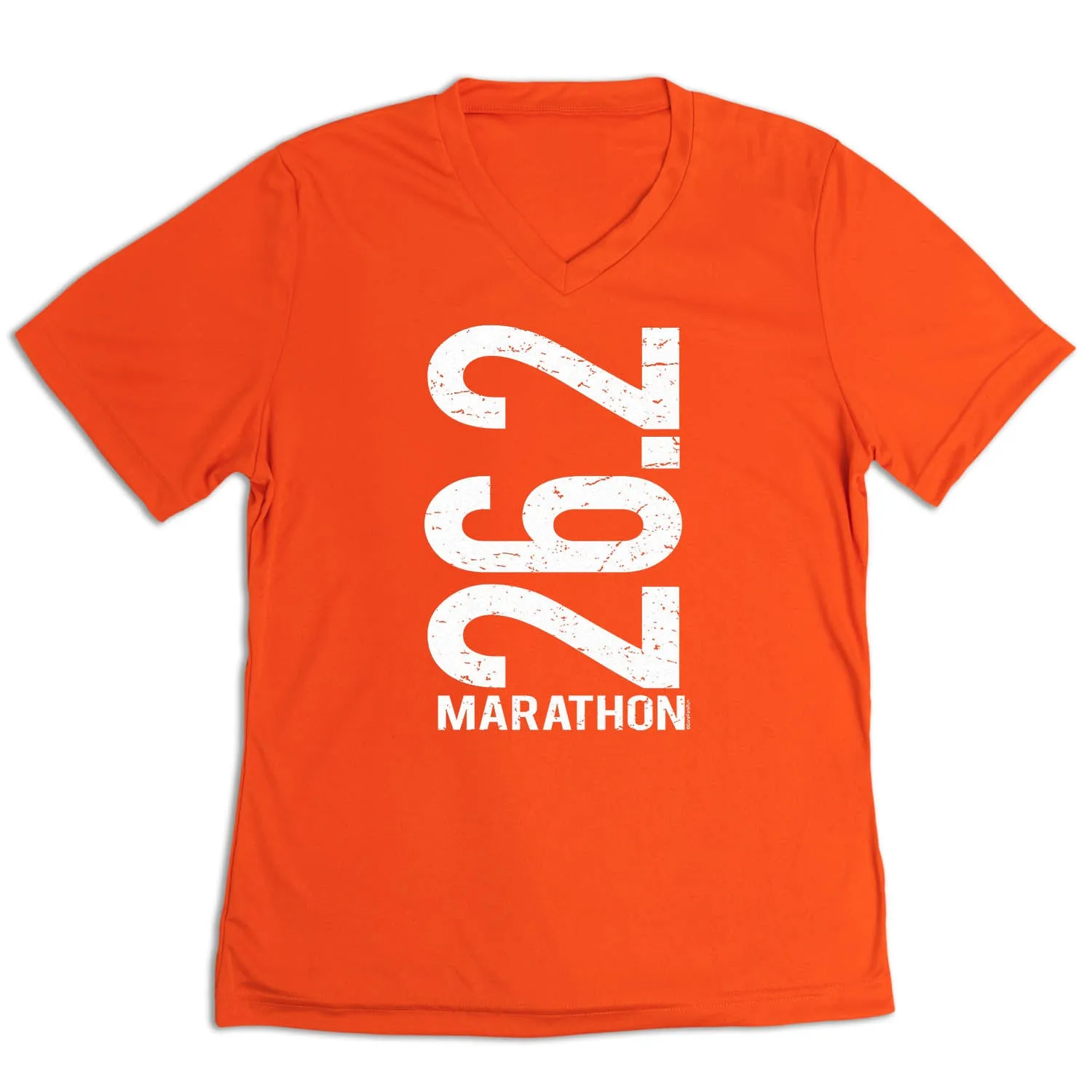 Women's Short Sleeve Tech Tee - 26.2 Marathon Vertical Fresh Style Trend